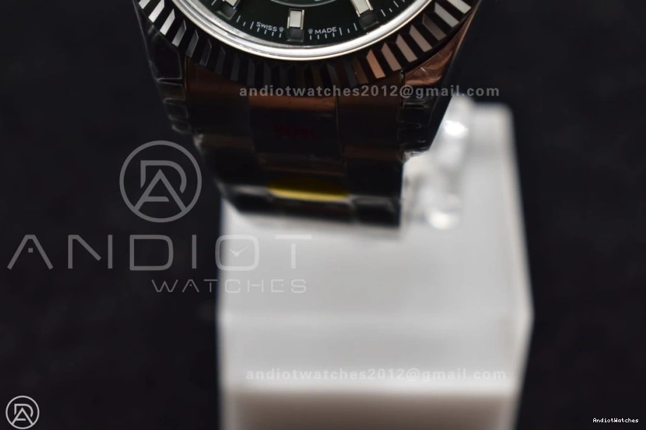 Edition Best Attractive SS Green Dial Skydweller 1109 on A23J SS Noob Bracelet Oyster 0120